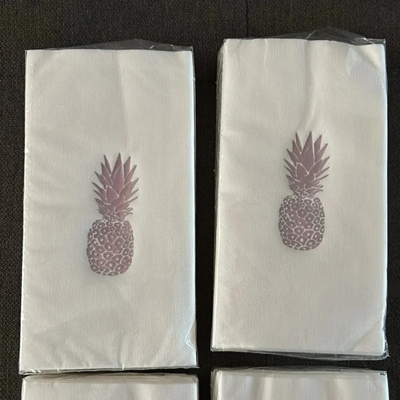 Pineapple Dinner Party Napkins | Rose Gold Foil | Rose Gold | Beach Party | Luau - Picture 12 of 12